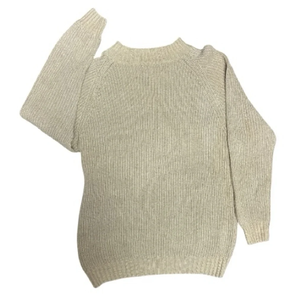 World Island Men's Linen / Cotton Beige Sweater Size Large